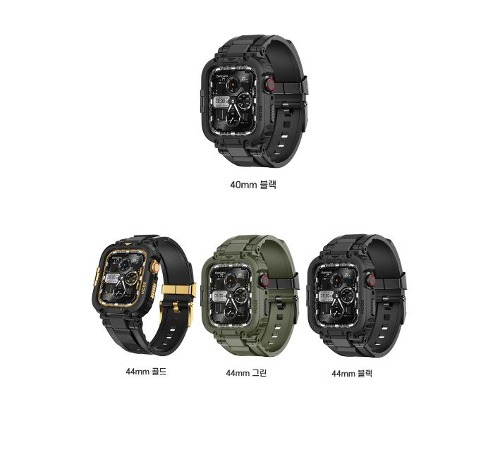 암밴드 M1 스포츠 시리즈 3 애플워치 스트랩 밴드 줄 40mm 블랙 시계줄 병행
